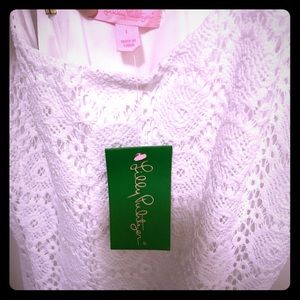 Lilly Pulitzer Dresses - Lilly Pulitzer white lace Sevilla Dress NWT Lrg Lilly Pulitzer Dresses - Lilly Pulitzer white lace Sevilla Dress NWT Lrg