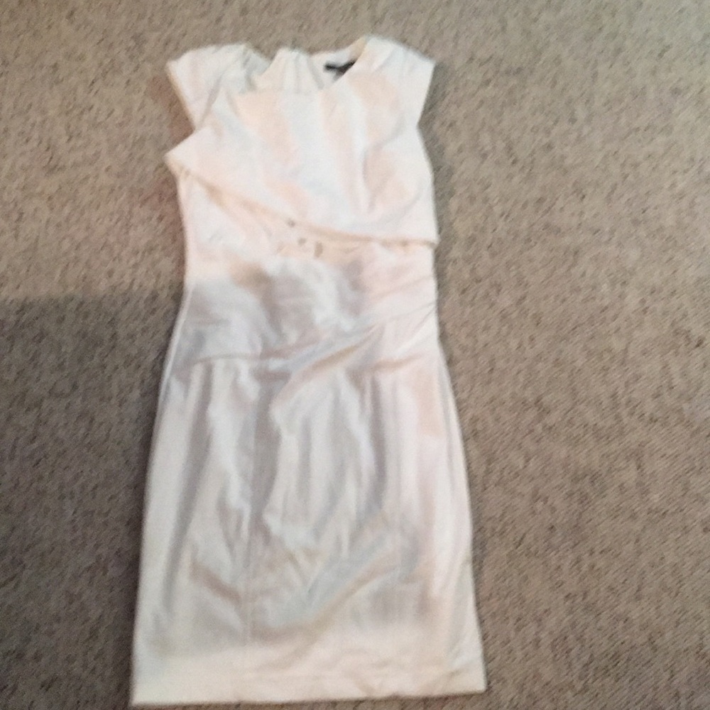 White cocktail dress