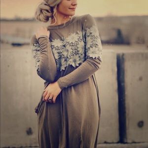 Saving Paige long sleeve dress