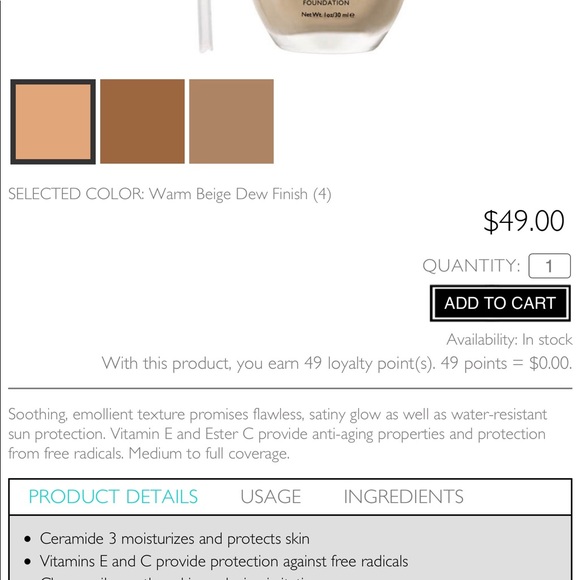 NWT VINCENT LONGO DEWY FINISH FOUNDATION - Picture 6 of 6