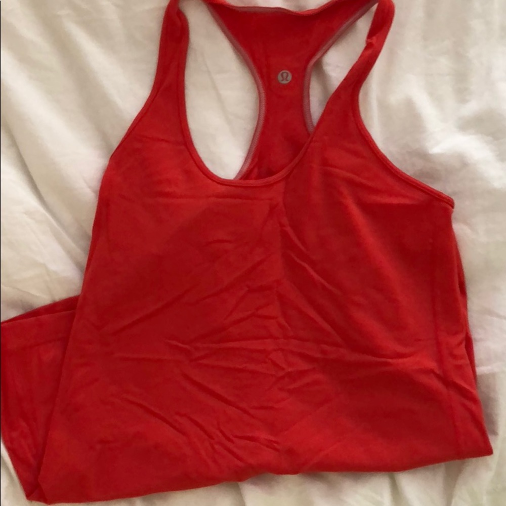Lululemon red tank