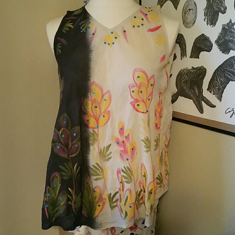 One Size Sunflower Top