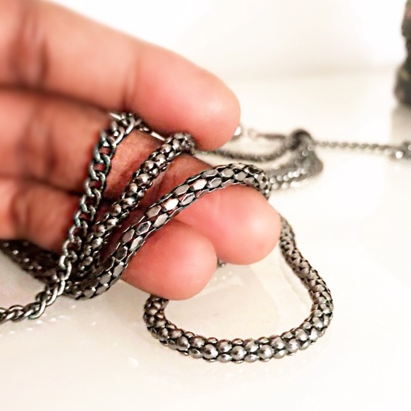 Multi-Strand Chain Necklace! ✨ - Picture 2 of 4