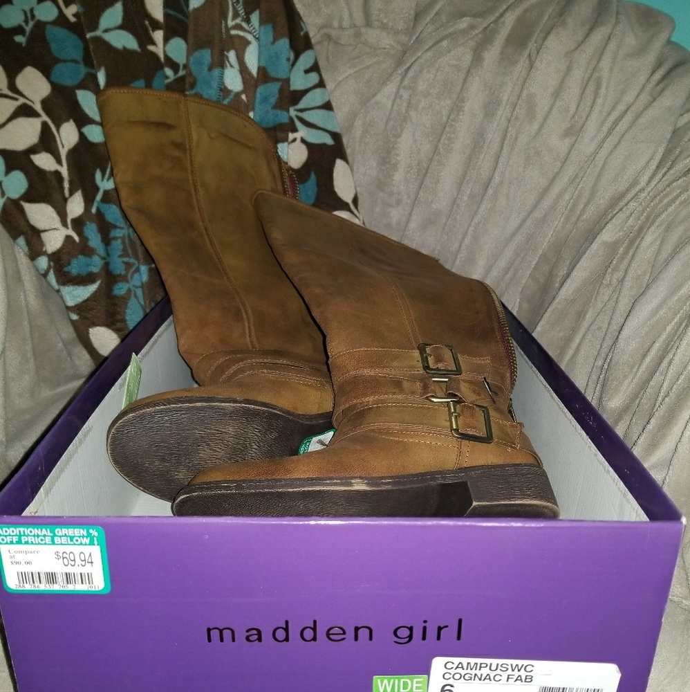 Madden girl brown boots