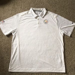 Men’s Nike On Field Steelers Polo Shirt. Flawless.