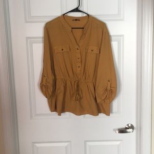 3/4 sleeve baby doll shirt