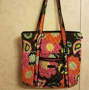 Vera Bradley Tote Ziggy Zinnia