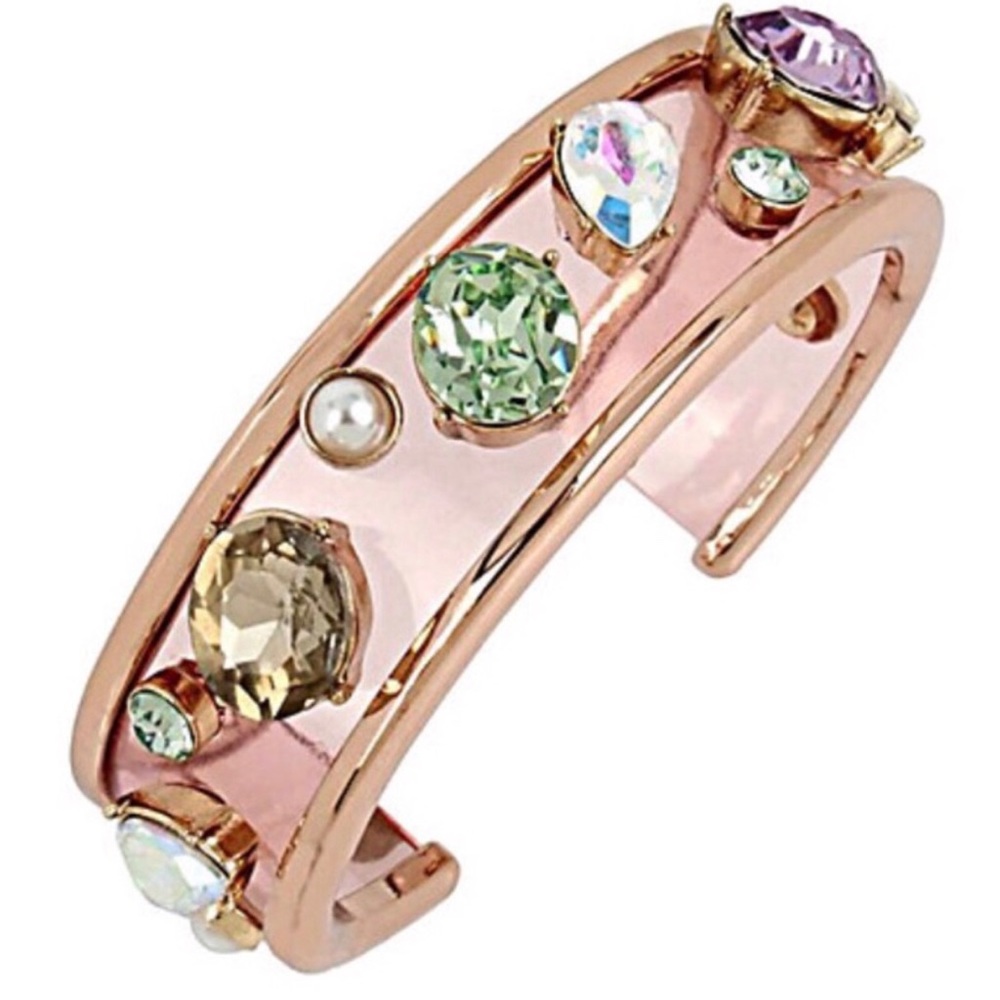 Betsey Johnson Jeweled Cuff Bracelet