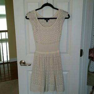 American Eagle Outfitters Cream Cotton Dress