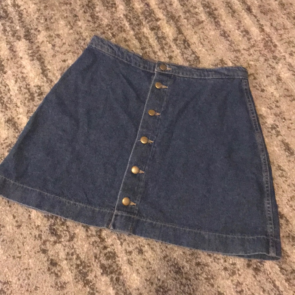 American Apparel Denim Skirt