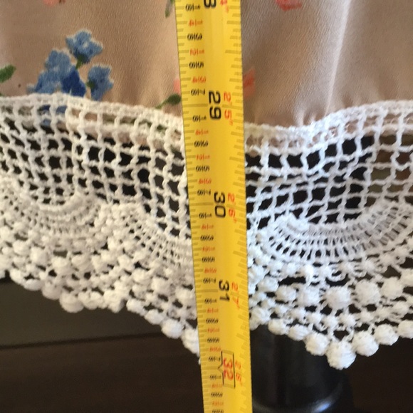 🌸 Gorgeous Floral Chiffon Shaw S/M New - Picture 5 of 7