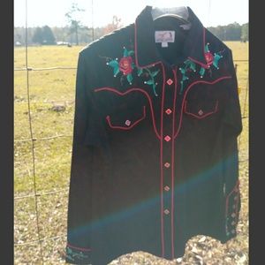 Panhandle Slim Retro Western Wear shirt NWOT