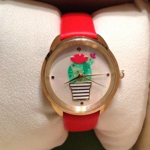Kate Spade Crosstown Leather Watch