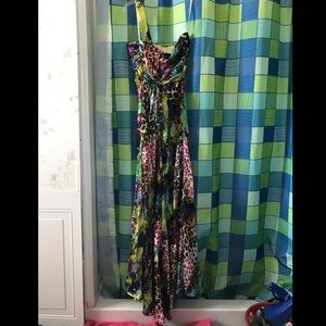 Size 7/8 MultiColored Prom/Cruise/Party Dress