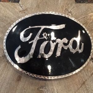 NWOT Black Ford belt buckle