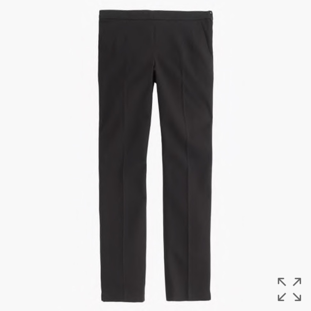 J Crew Martie slim crop pant in cloud grey!