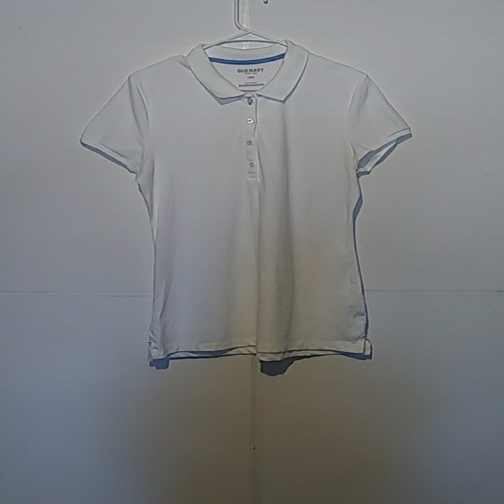Old Navy white polo