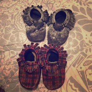 Worn Freshly Picked moccasins