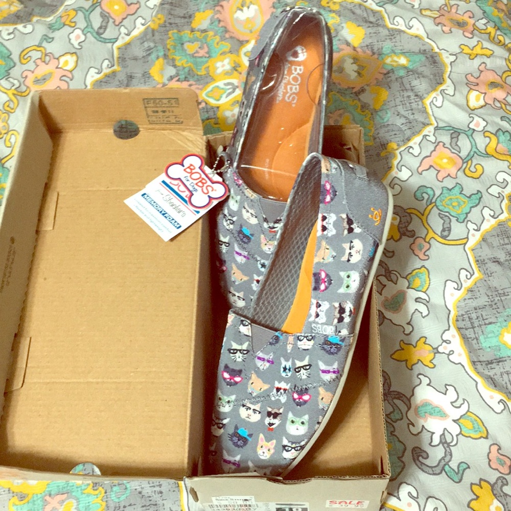 BOBs by Skechers Memory Foam Slip on Shoes
