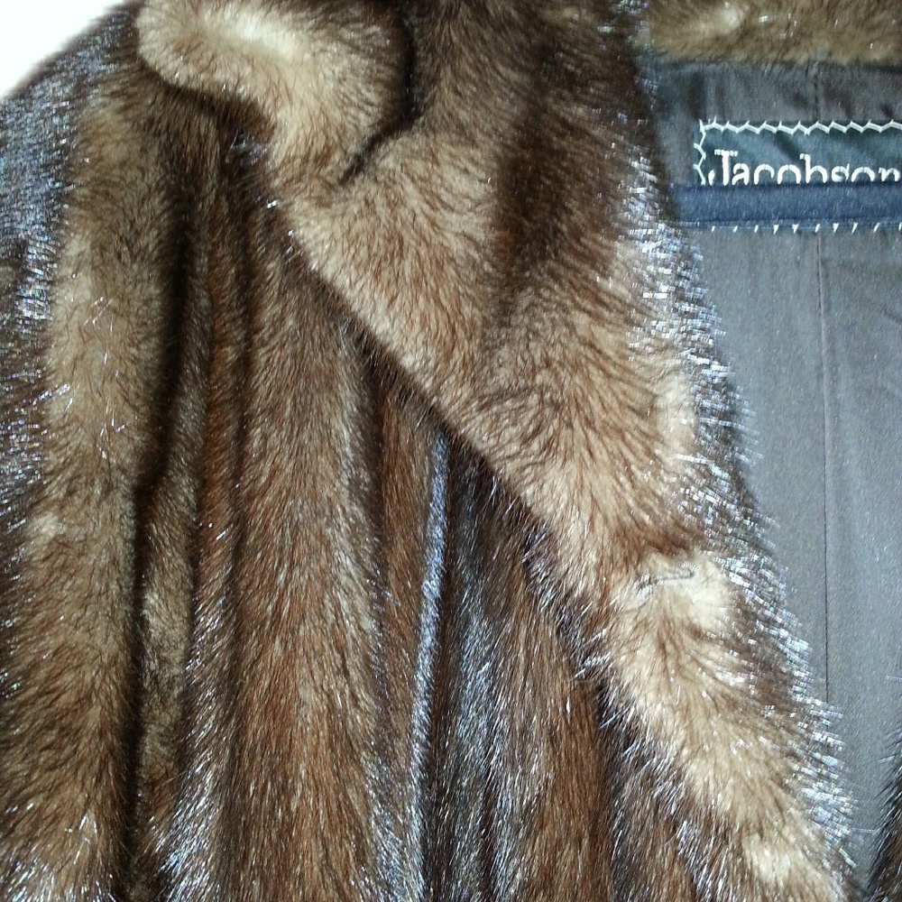 Full Length Mahgony Mink Coat