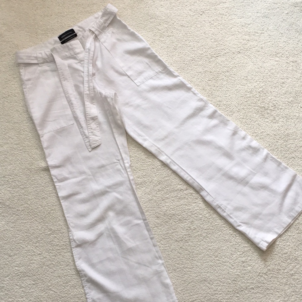 💎Moda International💎EUC white linen pants
