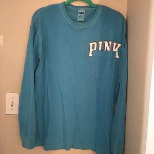 VS PINK oversized long sleeve tee