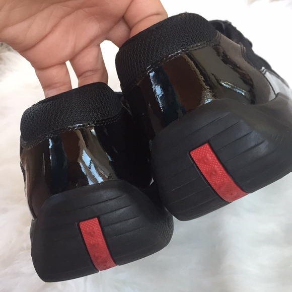 Men’s patent leather lace up Prada’s 10.5 - Picture 1 of 6