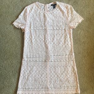 Forever 21 light pink sheer dress.