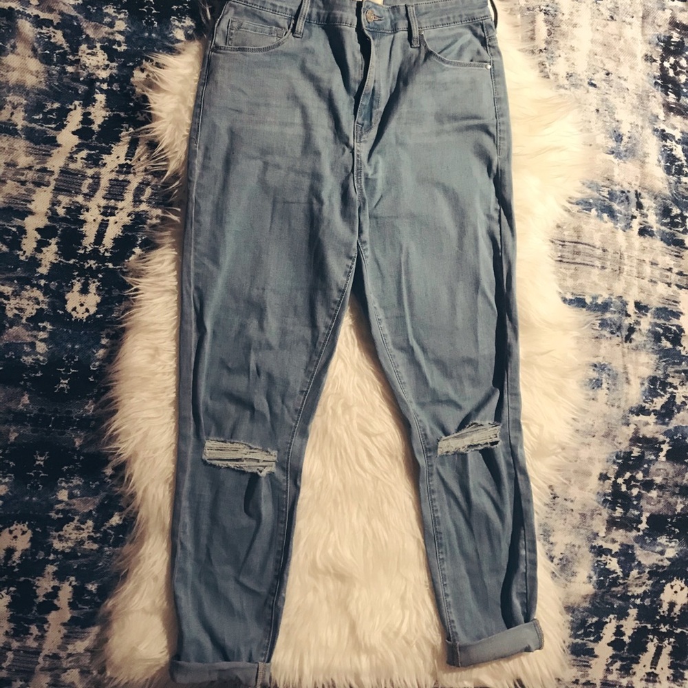 Pacsun high waisted ripped jeans