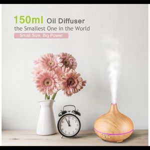 150ml Mini Cool Mist Humidifier w/oil diffuser