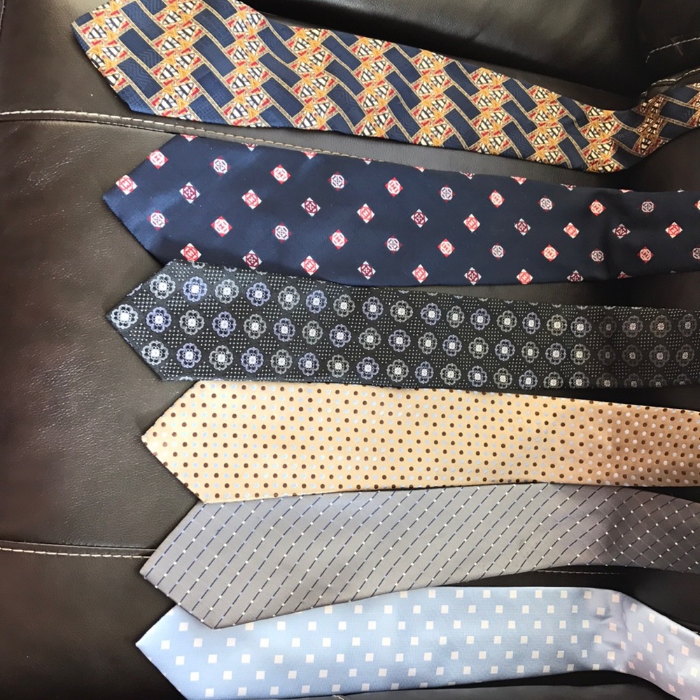 Lot of 6 Men's Ties