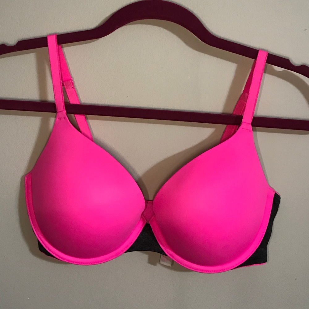 Hot pink VS bra