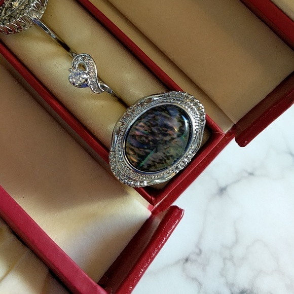 *Last One* Moonstone 925 Sterling Silver Ring - Picture 2 of 6