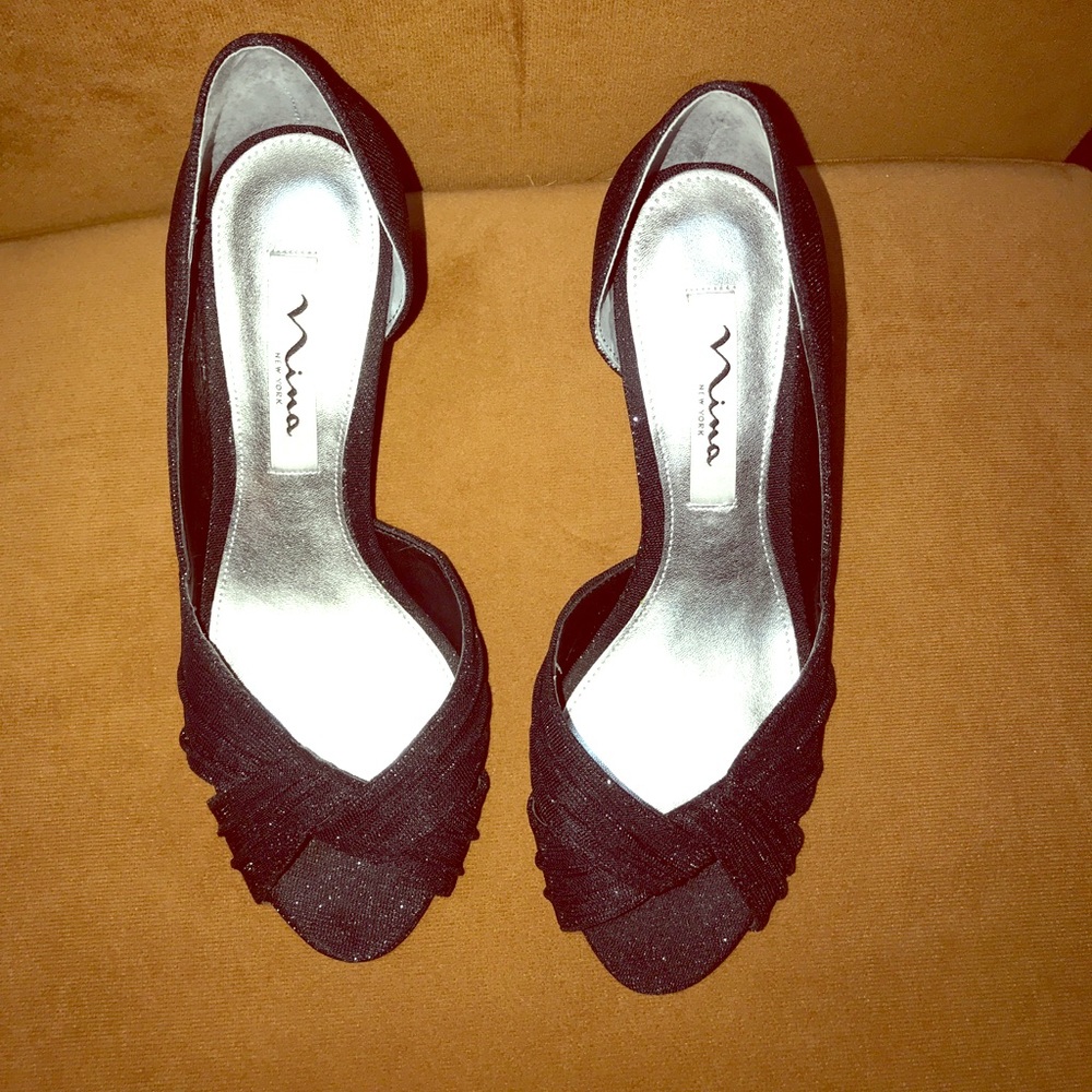 Nina Pumps Black Evening Size 7M