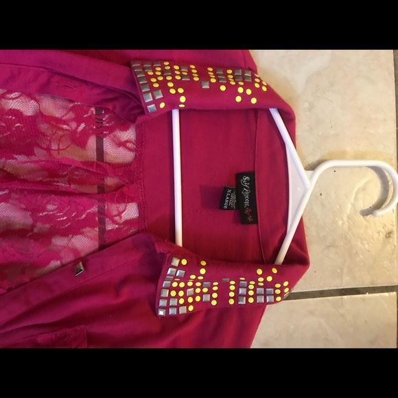 Lace button up - Picture 3 of 3