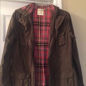 Old navy women’s small utility jacket olive green