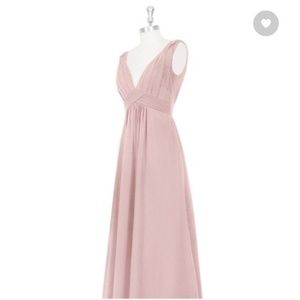 Azazie Hillary dusty rose bridesmaid/formal dress
