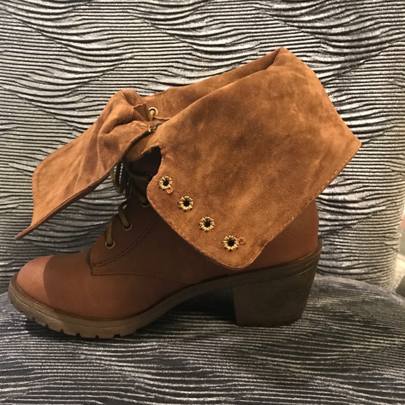 Roll down combat boot - Picture 1 of 2