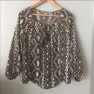 Boho top size Large