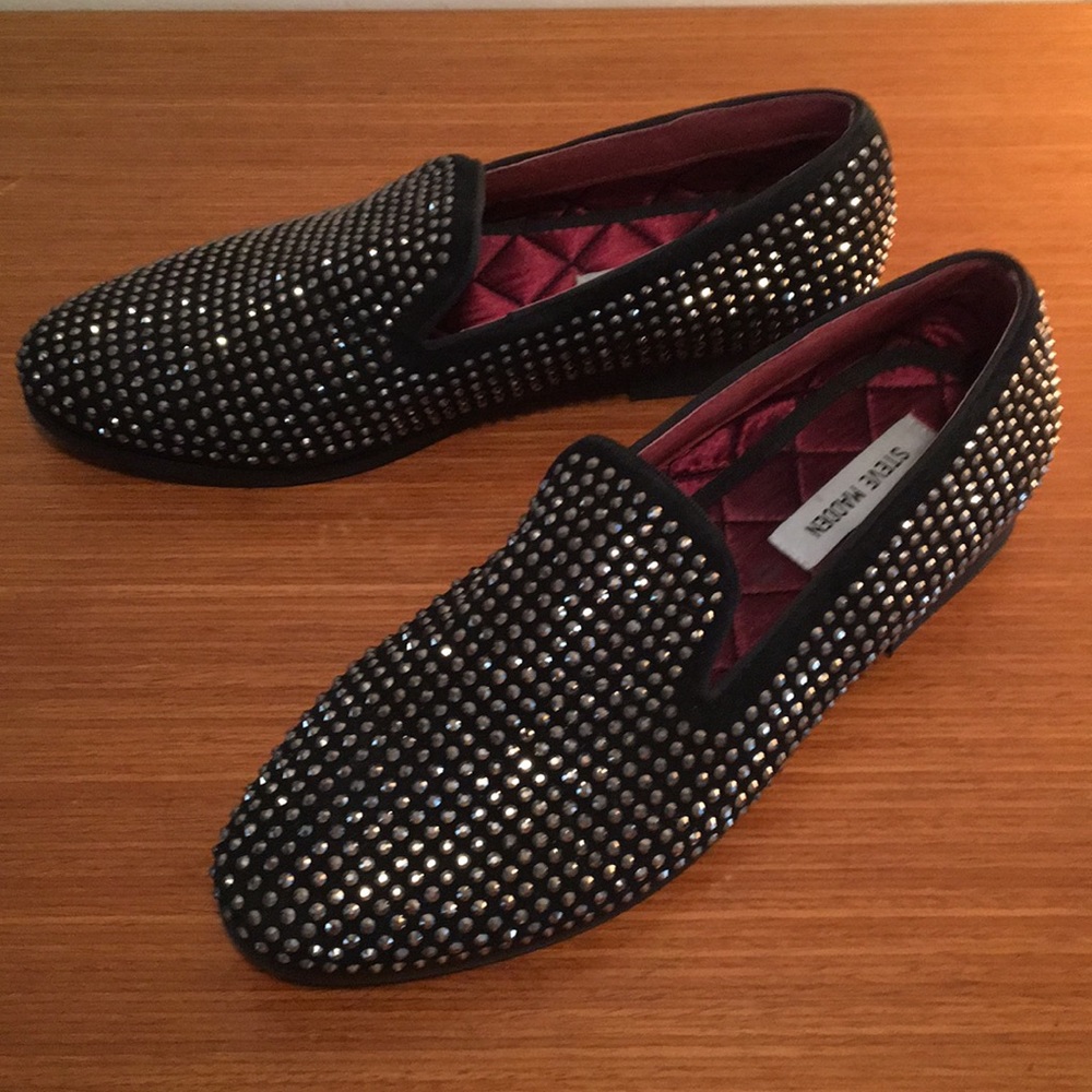Steve Madden Men’s Rhinestone slip-on dress shoe