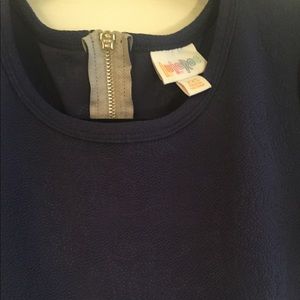 XXS Lularoe Amelia dress cobalt blue Aline womens