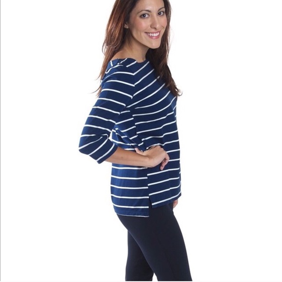 Navy Comfortable Jersey Shirt Sz Sm & M - Picture 3 of 5