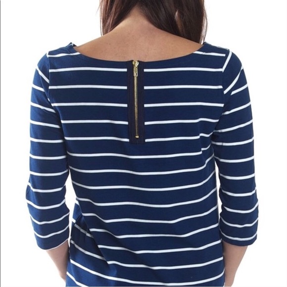 Navy Comfortable Jersey Shirt Sz Sm & M - Picture 4 of 5