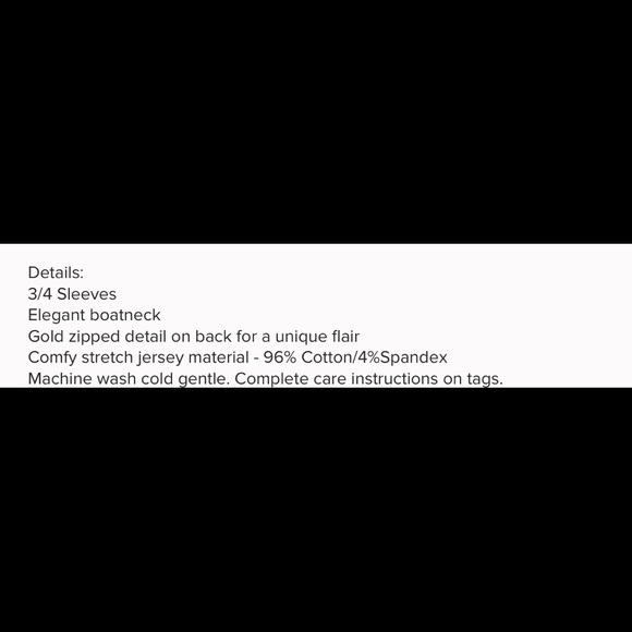 Navy Comfortable Jersey Shirt Sz Sm & M - Picture 5 of 5