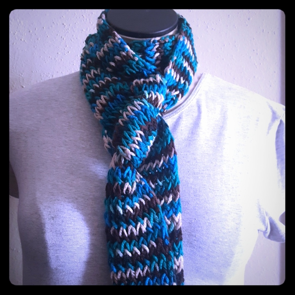 ***SOLD***Handmade Knitted Scarf  NWOT