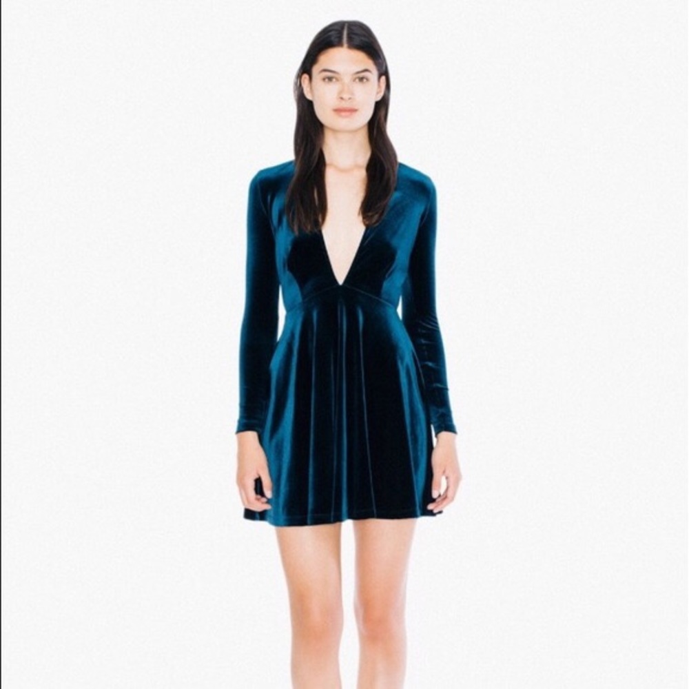 NWOT american apparel deep v dress隆‍♀️