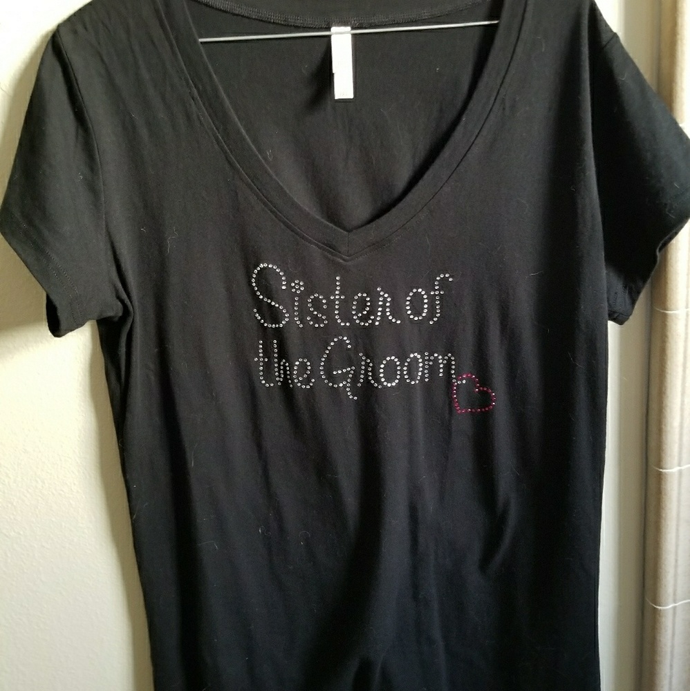 Juniors Plus Sister of the Groom Shirt