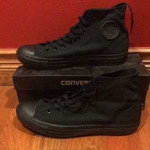 Black Converse All Star High Tops 10.5 12.5 Unisex