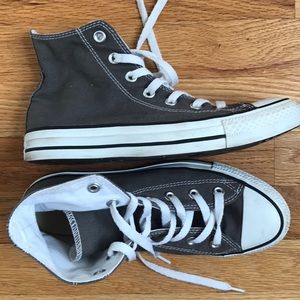 Grey Converse High Tops