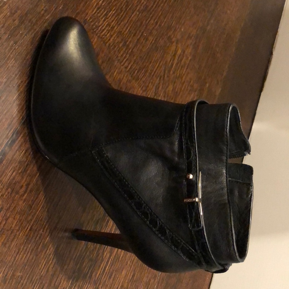 Coach Bootie Black leather size 8 - Picture 2 of 8